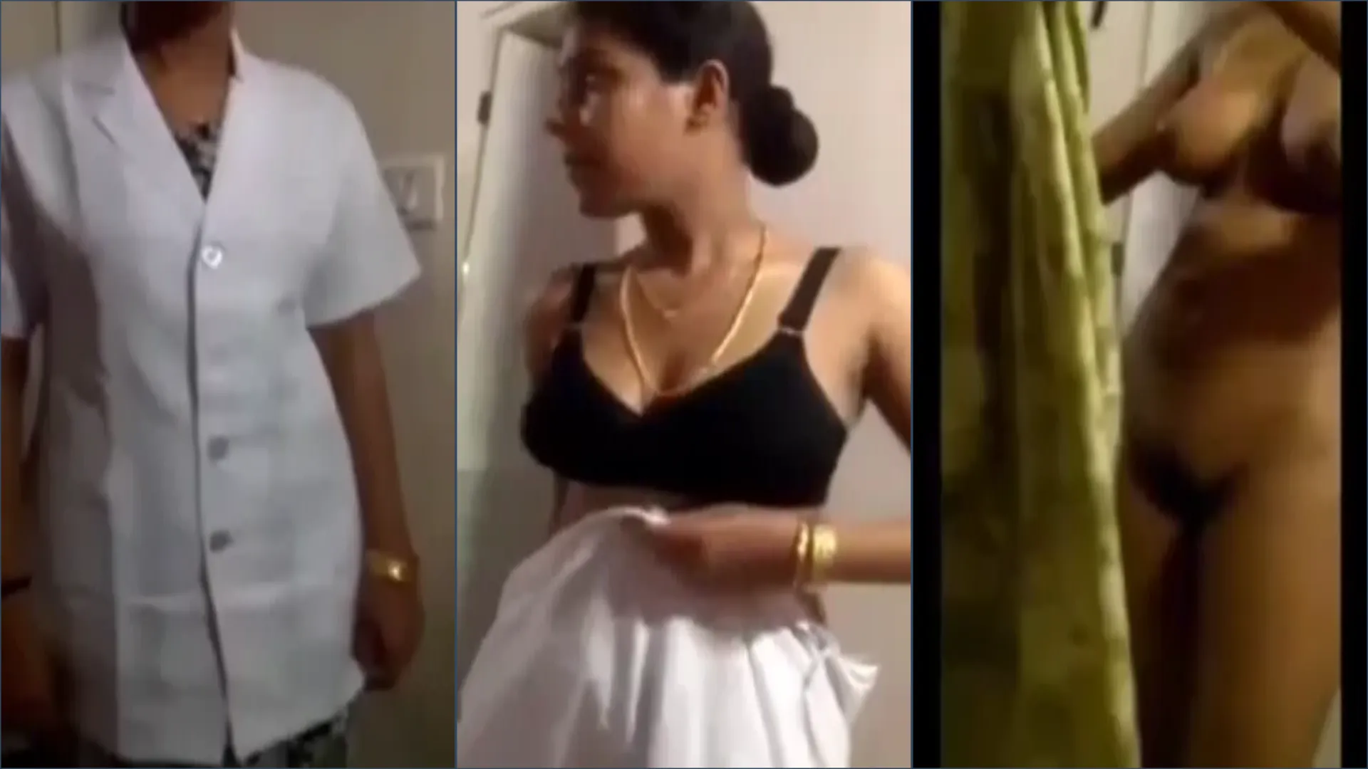 Tamil Nurse Stripping Nudes & Giving Blowjob to Boyfriend | Hot